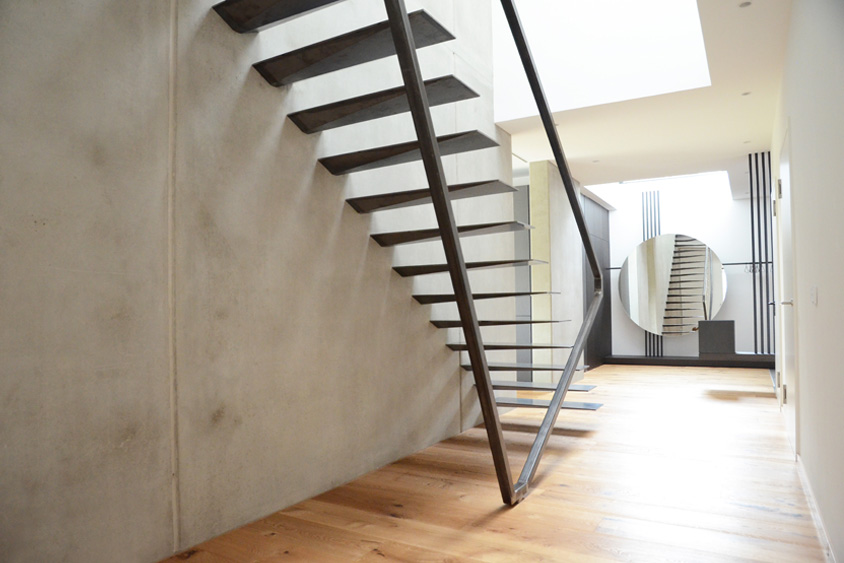 Desigtreppe aus Stahl